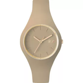 Ice Watch Glam Forest női karóra 34mm 001057, barna számlappal, barna szilikon szíjjal