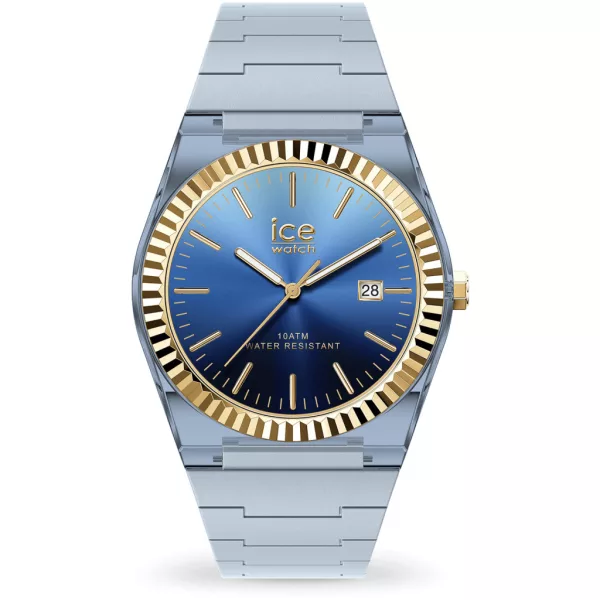Ice Watch Power Sunset Blue Shades női karóra 024757, kék számlappal, kék szilikon szíjjal