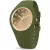 Ice Watch Sunset Olive Green női karóra 024987, zöld számlappal, zöld szilikon szíjjal