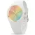 Ice Watch Champagne White Rainbow női karóra 025249, fehér számlappal, fehér szilikon szíjjal