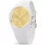 Ice Watch Champagne White Gold női karóra 025250, fehér számlappal, fehér szilikon szíjjal