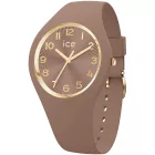 Ice Watch Champagne Mocha női karóra 025252, barna számlappal, barna szilikon szíjjal