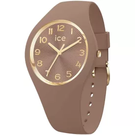 Ice Watch Champagne Mocha női karóra 025252, barna számlappal, barna szilikon szíjjal