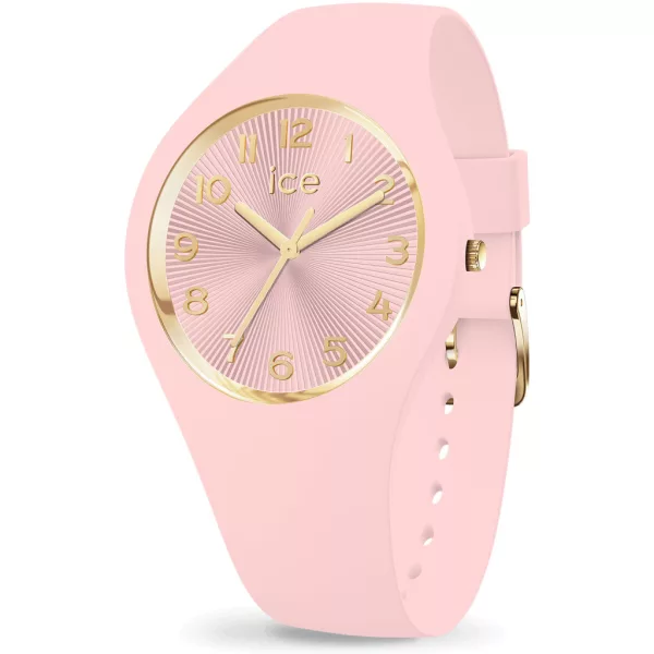 Ice Watch Champagne Soft Pink női karóra 025253, rózsaszín számlappal, rózsaszín szilikon szíjjal