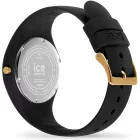 Ice Watch Champagne Black női karóra 025257, fekete számlappal, fekete szilikon szíjjal