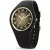 Ice Watch Champagne Black Gold Shades női karóra 025258, fekete számlappal, fekete szilikon szíjjal