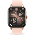 Ice Watch Fit RT 3.0 (40mm) Rose-Gold Nude női okosóra 025280, fekete számlappal, rózsaszín szilikon szíjjal