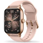Ice Watch Fit RT 3.0 (40mm) Rose-Gold Nude női okosóra 025280, fekete számlappal, rózsaszín szilikon szíjjal
