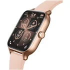 Ice Watch Fit RT 3.0 (40mm) Rose-Gold Nude női okosóra 025280, fekete számlappal, rózsaszín szilikon szíjjal