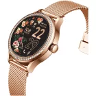 Ice Watch Smart ST 2.0 round 1.20 Rose-Gold női okosóra 025317, fekete számlappal, rose gold nemesacél szíjjal