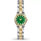 Ice Watch Mimi Silver Gold Olive női karóra 025538, ezüst számlappal, ezüst nemesacél szíjjal