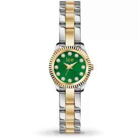 Ice Watch Mimi Silver Gold Olive női karóra 025538, ezüst számlappal, ezüst nemesacél szíjjal