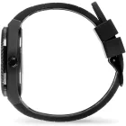 Ice Watch PW Black Blue Radial férfi karóra 025761, fekete számlappal, fekete szilikon szíjjal