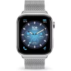 Ice Watch Smart 3.0 rectangular 1.78 Silver Milanese unisex okosóra 025803, fekete számlappal, ezüst nemesacél szíjjal