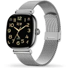 Ice Watch Smart SQ 2.0 square 1.70 Silver Milanese női okosóra 025820, fekete számlappal, ezüst nemesacél szíjjal
