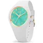 Ice Watch Champagne White Turquoise női karóra 025931, kék számlappal, kék szilikon szíjjal