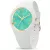 Ice Watch Champagne White Turquoise női karóra 025931, kék számlappal, kék szilikon szíjjal