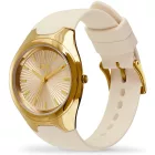 Ice Watch Bubble Almond Skin Champagne női karóra 025946, bézs számlappal, bézs szilikon szíjjal