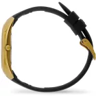 Ice Watch Bubble Black Gold női karóra 025951, fekete számlappal, fekete szilikon szíjjal