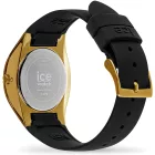 Ice Watch Bubble Black Gold női karóra 025951, fekete számlappal, fekete szilikon szíjjal