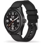 Ice Watch Smart forever Black unisex okosóra 026217, fekete számlappal, fekete szilikon szíjjal