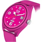 Ice Watch Smart forever Magenta Pink női okosóra 026221, fekete számlappal, rózsaszín szilikon szíjjal