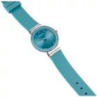 Bering Classic női karóra 10129-708-K, kék számlappal, kék szilikon szíjjal