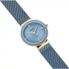 Bering Ceramic női karóra 10725-339, kék számlappal, kék nemesacél szíjjal