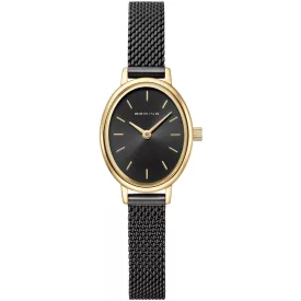 Bering Classic női karóra 11020-132, fekete számlappal, fekete nemesacél szíjjal