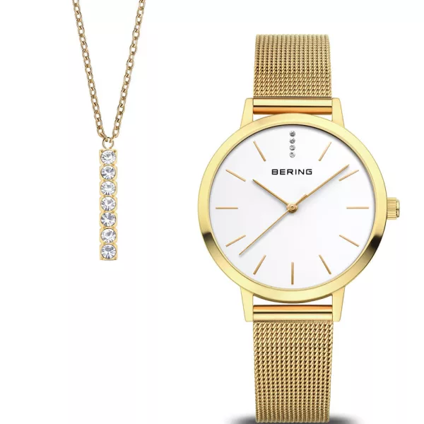 Bering Classic női karóra szett 13434-334-GWP
