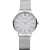 Bering Classic női karóra 14134-004, fehér számlappal, ezüst nemesacél szíjjal
