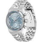 Hugo Boss Candor Prime férfi karóra HB1514306, kék számlappal, ezüst nemesacél szíjjal