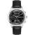 Hugo Boss Stratus férfi karóra HB1514326, fekete számlappal, fekete bőr szíjjal