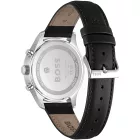 Hugo Boss Stratus férfi karóra HB1514326, fekete számlappal, fekete bőr szíjjal