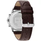 Tommy Hilfiger Stewart férfi karóra TH1710746, fehér számlappal, barna bőr szíjjal