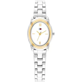 Tommy Hilfiger Demi Oval női karóra TH1782874, ezüst számlappal, ezüst nemesacél szíjjal