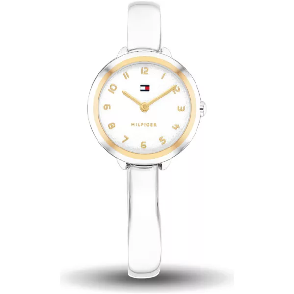 Tommy Hilfiger Demi Bangle női karóra TH1782894, ezüst számlappal, ezüst nemesacél szíjjal