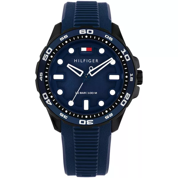Tommy Hilfiger TH-Regatta férfi karóra TH1792265, kék számlappal, kék szilikon szíjjal