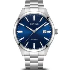Bering Automatic férfi karóra 19842-707, kék számlappal, ezüst nemesacél szíjjal