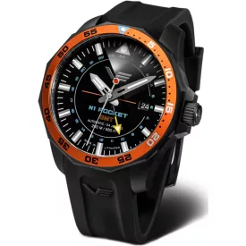   Vostok Europe N1 Rocket GMT férfi karóra NH34A-225C714-SBLK