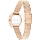 Calvin Klein Twisted Bezel női karóra CK25100153, arany számlappal, rose gold nemesacél szíjjal