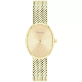 Calvin Klein Euphoria női karóra CK25100174, arany számlappal, arany nemesacél szíjjal