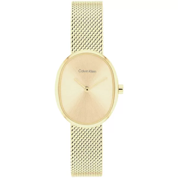Calvin Klein Euphoria női karóra CK25100174, arany számlappal, arany nemesacél szíjjal