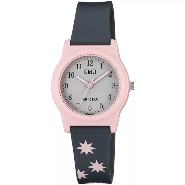 Q&Q unisex karóra G23A-019VY, szürke számlappal, szürke műanyag szíjjal
