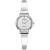 Roamer Elegance Diamond Round női karóra 548845 41 15 50, ezüst számlappal, ezüst nemesacél szíjjal