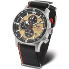 Vostok Europe Expedition Sahara Limited Edition férfi karóra 6S10-598A753, sárga számlappal, fekete szilikon szíjjal