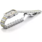 Roamer Olivia Diamond női karóra 627845 47 19 20, ezüst számlappal, ezüst és arany nemesacél szíjjal