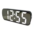 Fekete LED-es asztali ébresztőóra 6626-0