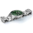 Roamer R Line Classic férfi karóra 718833 41 75 20, zöld számlappal, ezüst nemesacél szíjjal