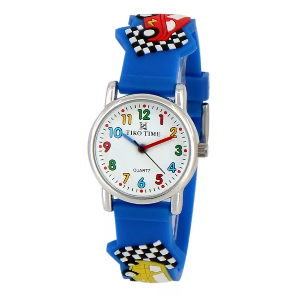 Tiko Time gyerek karóra kék 3D figurás szíjjal 7466-9